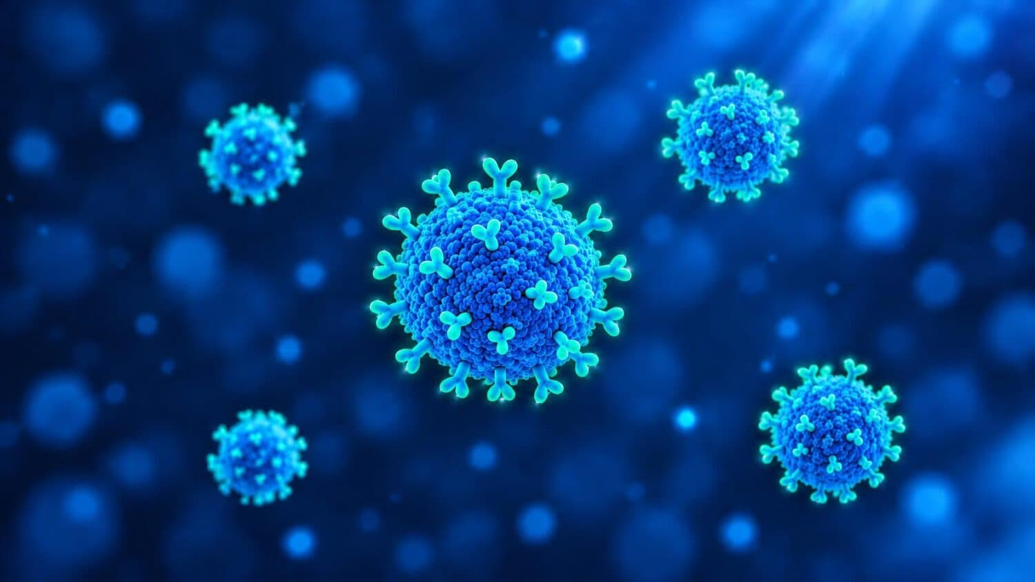 Blue cells teal receptors