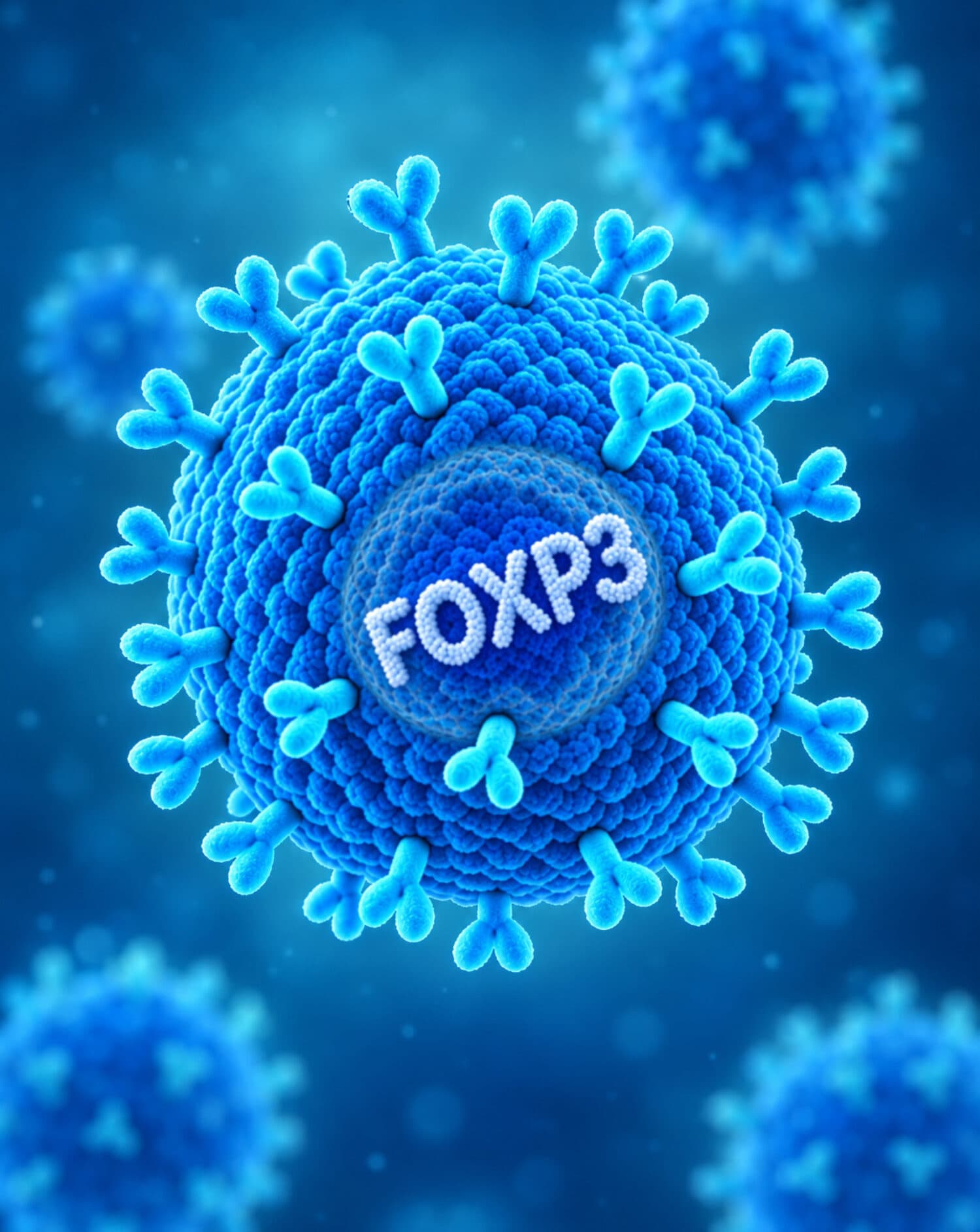 Foxp3 hero blue receptors portrait