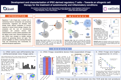 Development and characterization of iPSC-derived regulatory T cells – Towards an allogenic cell  therapy for the treatment of autoimmunity and inflammatory conditions